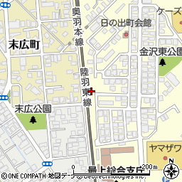 山形県新庄市金沢2062周辺の地図