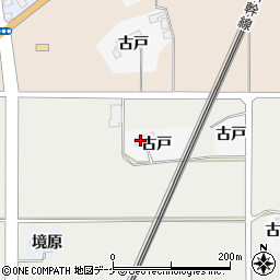 宮城県栗原市志波姫北郷古戸47周辺の地図