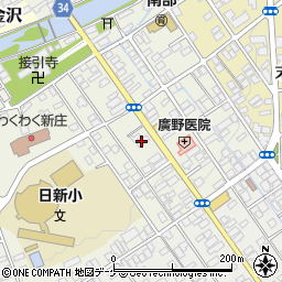 新庄信用金庫南支店周辺の地図