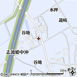 宮城県栗原市志波姫八樟谷地周辺の地図