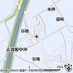 宮城県栗原市志波姫八樟（谷地）周辺の地図