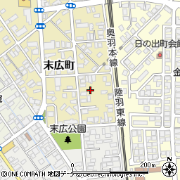 山形県新庄市末広町13-39周辺の地図