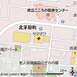 ヤマザワ鶴岡茅原店周辺の地図