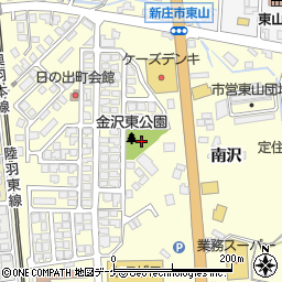 金沢東公園周辺の地図