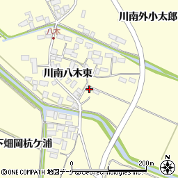 宮城県栗原市若柳川南八木東37-1周辺の地図