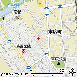 山形県新庄市末広町6周辺の地図