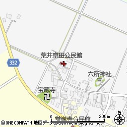 荒井京田公民館周辺の地図