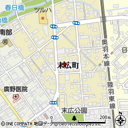 山形県信用保証協会　新庄支店周辺の地図