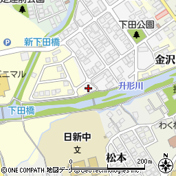 山形県新庄市下田町2366周辺の地図