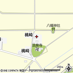 宮城県栗原市志波姫北郷館周辺の地図