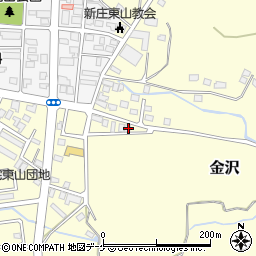 山形県新庄市金沢1444-7周辺の地図