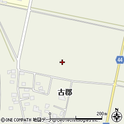 山形県鶴岡市古郡長堰周辺の地図