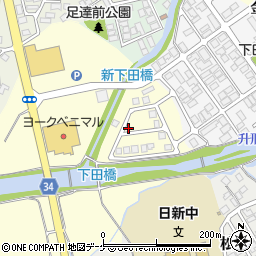 ユニバーサルホーム山形新庄店周辺の地図