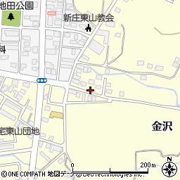 山形県新庄市金沢1445周辺の地図