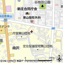 山形県新庄市金沢1600周辺の地図