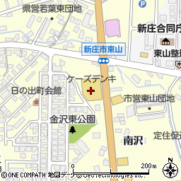 ケーズデンキ新庄店周辺の地図