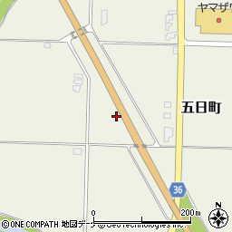 新庄北道路周辺の地図