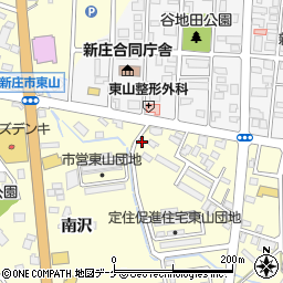 山形県新庄市金沢1599周辺の地図