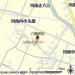 八幡神社周辺の地図