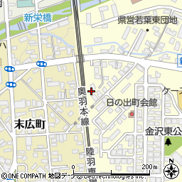 山形県新庄市金沢1569周辺の地図