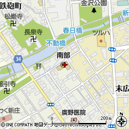 金沢南保育園周辺の地図