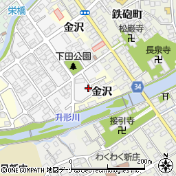 山形県新庄市下田町2385周辺の地図