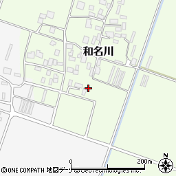 山形県鶴岡市和名川南田周辺の地図
