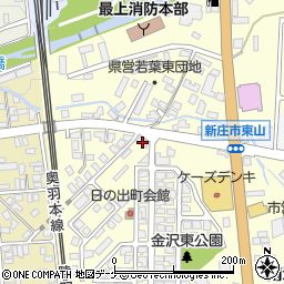 ミキハウスＰＯＣＫＹＢＥＡＲ新庄店周辺の地図