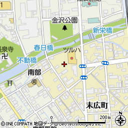 山形県新庄市末広町3周辺の地図