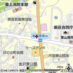 山形県新庄市金沢1578周辺の地図