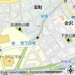 山形県新庄市下田町4周辺の地図