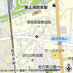 山形県新庄市金沢1533周辺の地図