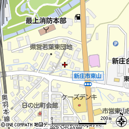 山形県新庄市金沢1488周辺の地図