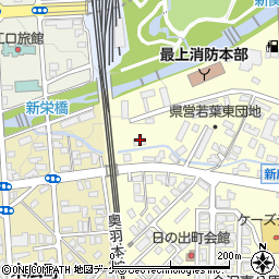 山形県新庄市金沢1495周辺の地図
