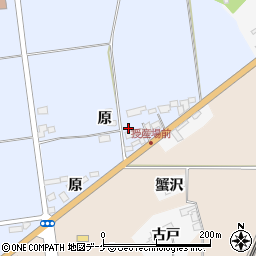 宮城県栗原市志波姫沼崎原周辺の地図