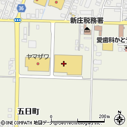 コメリホームセンター　新庄店本館周辺の地図