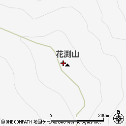 花渕山周辺の地図