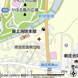 山形県新庄市金沢1286周辺の地図