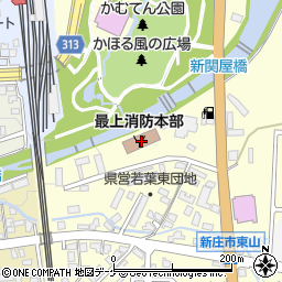 山形県新庄市金沢1279周辺の地図