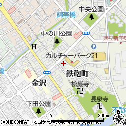 山形県新庄市鉄砲町5-22周辺の地図
