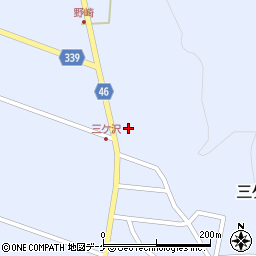 山形県東田川郡庄内町三ケ沢中里95周辺の地図
