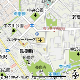 ツルハドラッグ新庄中央店周辺の地図