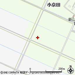 山形県鶴岡市小京田堂野口周辺の地図