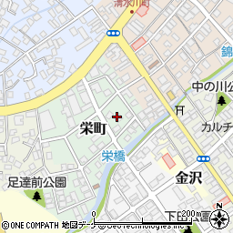 山形県新庄市栄町4周辺の地図