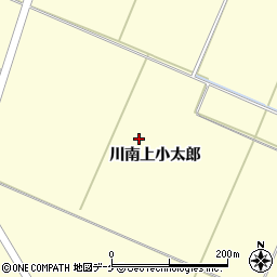 宮城県栗原市若柳（川南上小太郎）周辺の地図