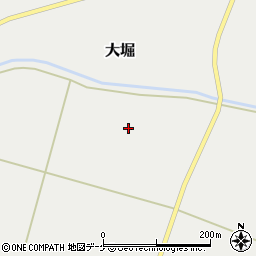 山形県最上郡最上町大堀周辺の地図