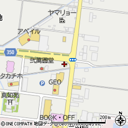 モスバーガー鶴岡店周辺の地図