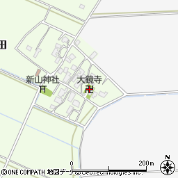 大鏡寺周辺の地図