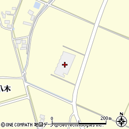 宮城県栗原市若柳川南葉ノ木191周辺の地図