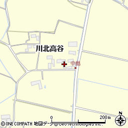 宮城県栗原市若柳川北高谷119周辺の地図